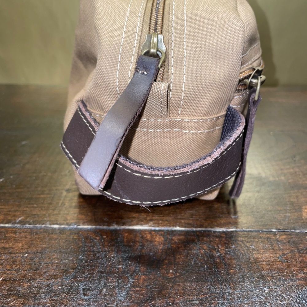 Timberland Core Khaki Canvas Travel Kit Bag View 4